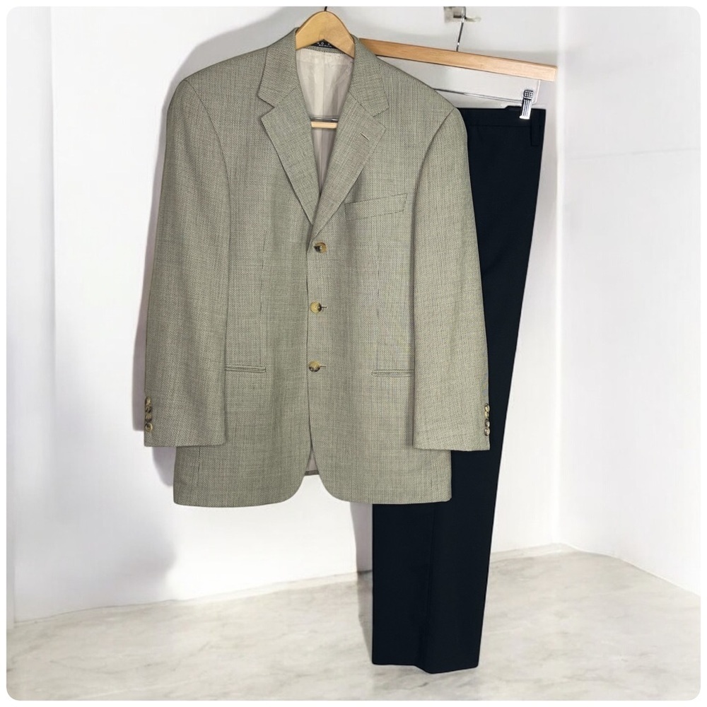 Hugo Boss Saks Fifth Avenue Men's Classic single Breasted Wool Sports-coat 38 S - Picture 1 of 12